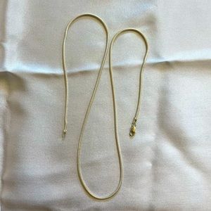 20” sterling silver chain